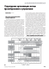 Научная статья на тему 'Структурная организация систем проектирования и управления'