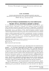 Научная статья на тему ' СТРУКТУРНЫЕ ИЗМЕНЕНИЯ НА РОССИЙСКОМ РЫНКЕ ТРУДА (РЕГИОНАЛЬНЫЙ АСПЕКТ)'