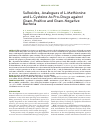 Научная статья на тему 'Sulfoxides, analogues of L-methionine and L-cysteine as pro-drugs against Gram-positive and Gram-negative bacteria'
