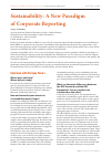 Научная статья на тему 'Sustainability: A New Paradigm of Corporate Reporting'