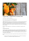 Научная статья на тему 'Tangerine juice: 7 health benefits of a delicious drink'