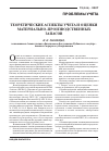 Научная статья на тему 'Теоретические аспекты учета и оценки материально-производственных запасо'