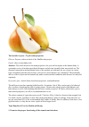 Научная статья на тему 'The benefits of pears Top 8 useful properties'