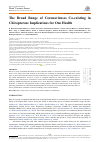 Научная статья на тему 'The Broad Range of Coronaviruses Co-existing in Chiropteran: Implications for One Health'