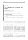 Научная статья на тему 'The conservation of thermal networks'