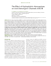 Научная статья на тему 'The effect of hydrophobic monoamines on acid-sensing ion channels ASIC1b'