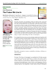 Научная статья на тему 'The Future We Live In. Book Review: Bäckström K., Egan-Wyer C., Samsioe E. (eds) (2024) The Future of Consumption: How Technology, Sustainability and Wellbeing will Transform Retail and Customer Experience, Cham: Palgrave Macmillan. 383 p.'