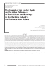 Научная статья на тему 'The Impact of the Market Cycle on the Value Relevance of Book Values and Earnings in the Banking Industry: An Evidence from Poland'