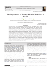 Научная статья на тему 'The Importance of Poultry Meat in Medicine: A Review'