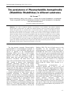 Научная статья на тему 'The persistence of Phasmarhabditis hermaphrodita (Rhabditida: Rhabditidae) in different substrates'