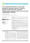 Научная статья на тему 'The relationship between myocardial perfusion scanning results, C-reactive protein to albumin ratio, systemic inflammatory response index and coronary angiographic findings'