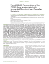Научная статья на тему 'THE RS1800470 POLYMORPHISM OF THE TGFB1 GENE IS ASSOCIATED WITH MYOCARDIAL FIBROSIS IN HEART TRANSPLANT RECIPIENTS'