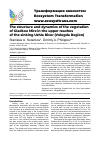 Научная статья на тему 'The structure and dynamics of the vegetation of Gladkoe Mire in the upper reaches of the sinking Uzhla River (Vologda Region)'