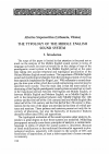 Научная статья на тему 'The typology of the Middle English sound system'