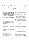 Научная статья на тему 'The Use of Adobe Flex in Combination with Java EE Technology on the Example of Ticket Booking System'