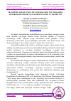 Научная статья на тему 'TRANSPORT SOHASI UCHUN MUTAXASSISLARNI TAYYORLASHDA MATERIALSHUNOSLIK YO‘NALISHINING O‘RNI VA AHAMIYATI'