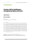 Научная статья на тему 'Trusted artificial intelligence: Strengthening digital protection'