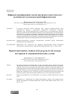 Научная статья на тему 'Цифровая трансформация: анализ программы стратегического развития систем коммунальной инфраструктуры'