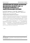 Научная статья на тему 'Цитокиновая регуляция экспрессии адгезионных молекул ICAM-1 и продукции хемокина IL-8 эндотелиальными клетками'