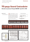 Научная статья на тему 'TVS-диоды General Cemiconductor Малоемкостные дискретные TVS-диоды transzorb серии lce6. 5—lce28a'