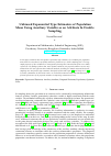 Научная статья на тему 'Unbiased Exponential Type Estimators of Population Mean Using Auxiliary Variable as an Attribute In Double Sampling'