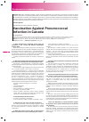 Научная статья на тему 'Vaccination against pneumococcal infection in Canada (English)'