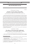 Научная статья на тему 'ВЛИЯНИЕ ОСНОВНЫХ ВОПРОСОВ ФИЛОСОФИИ НА РАЗВИТИЕ СОВРЕМЕННЫХ ФИЛОСОФСКИХ НАУК'