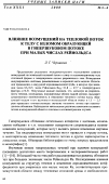 Научная статья на тему 'Влияние возмущений на тепловой поток к телу с изломом образующей в гиперзвуковом потоке при малых числах Рейнольдса'