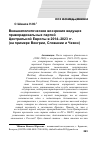 Научная статья на тему 'Внешнеполитические воззрения ведущих праворадикальных партий Центральной Европы в 2014–2023 гг. (на примере Венгрии, Словакии и Чехии)'