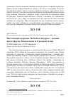 Научная статья на тему 'Восточный воронок Delichon dasypus - новый вид в фауне Казахстана и Средней Азии'