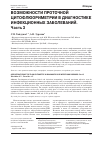 Научная статья на тему 'Возможности проточной цитофлюориметрии в диагностике инфекционных заболеваний. Часть 3'