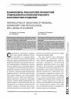 Научная статья на тему 'Взаимосвязь показателей личностной суверенности и психологического благополучия студентов'
