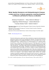 Научная статья на тему 'Water Quality Parameters and Histopathological Changes in Gills and Liver of Clarias gariepinus Juveniles Exposed to Ethanol Leaf Extract of Senna occidentalis'