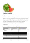 Научная статья на тему 'Watermelon (lat. Citrúllus lanatus)'