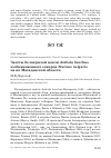 Научная статья на тему 'Залёты белокрылой цапли Ardeola bacchus и обыкновенного скворца Sturnus vulgaris на юг Магаданской области'