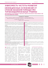 Научная статья на тему 'Зависимость частоты развития инфекционных осложнений от сроков оказания помощи при торакоабдоминальных травмах'