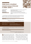 Научная статья на тему 'Завозные клещевые риккетсиозы в Москве в 2005-2016 гг'