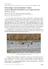 Научная статья на тему 'Зимующие водоплавающие птицы на реке Ижоре в Колпино и его окрестностях'