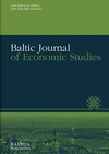 Научный журнал по экономике и бизнесу, 'Baltic Journal of Economic Studies'