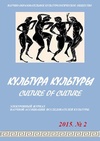 Научный журнал по прочим социальным наукам, 'Культура культуры'
