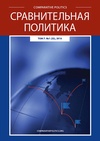 Научный журнал по политологическим наукам, 'Сравнительная политика'