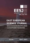 Научный журнал по естественным и точным наукам,технике и технологии,социальным наукам, 'Восточно-европейский научный журнал'
