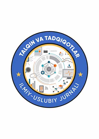 Научное издательство 'ООО «Talqin va tadqiqotlar»', журналы и статьи.